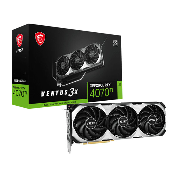 MSI RTX 4070 Ti Ventus 3X OCV1 12GB Graphics Card